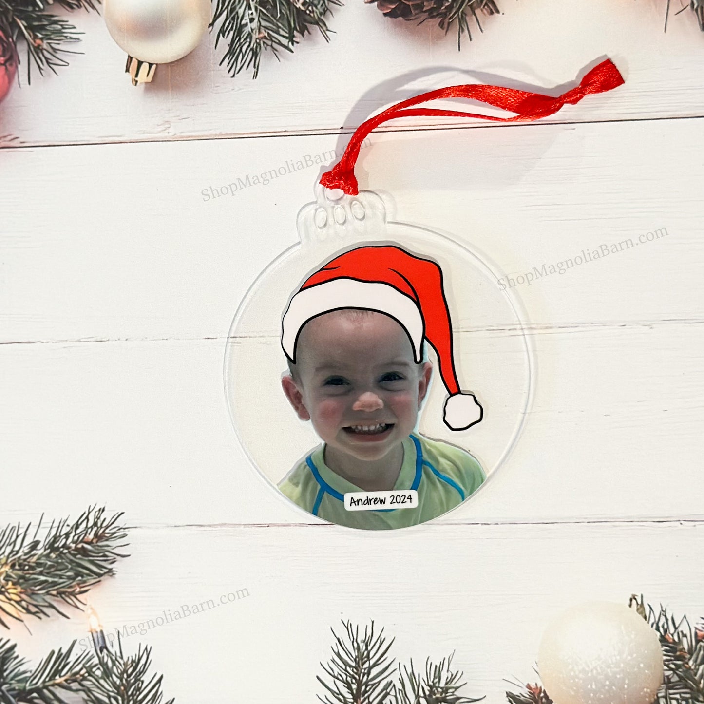 Santa Hat Ornaments