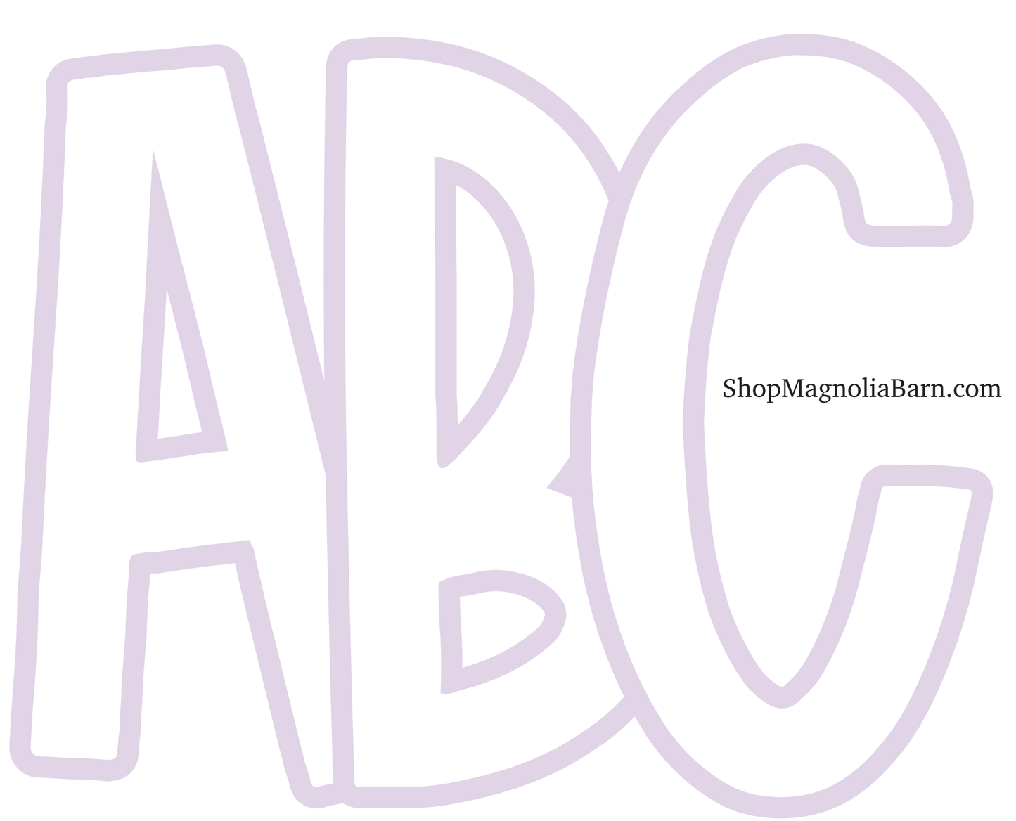 Purple Pastel Digital Font Download- instant download