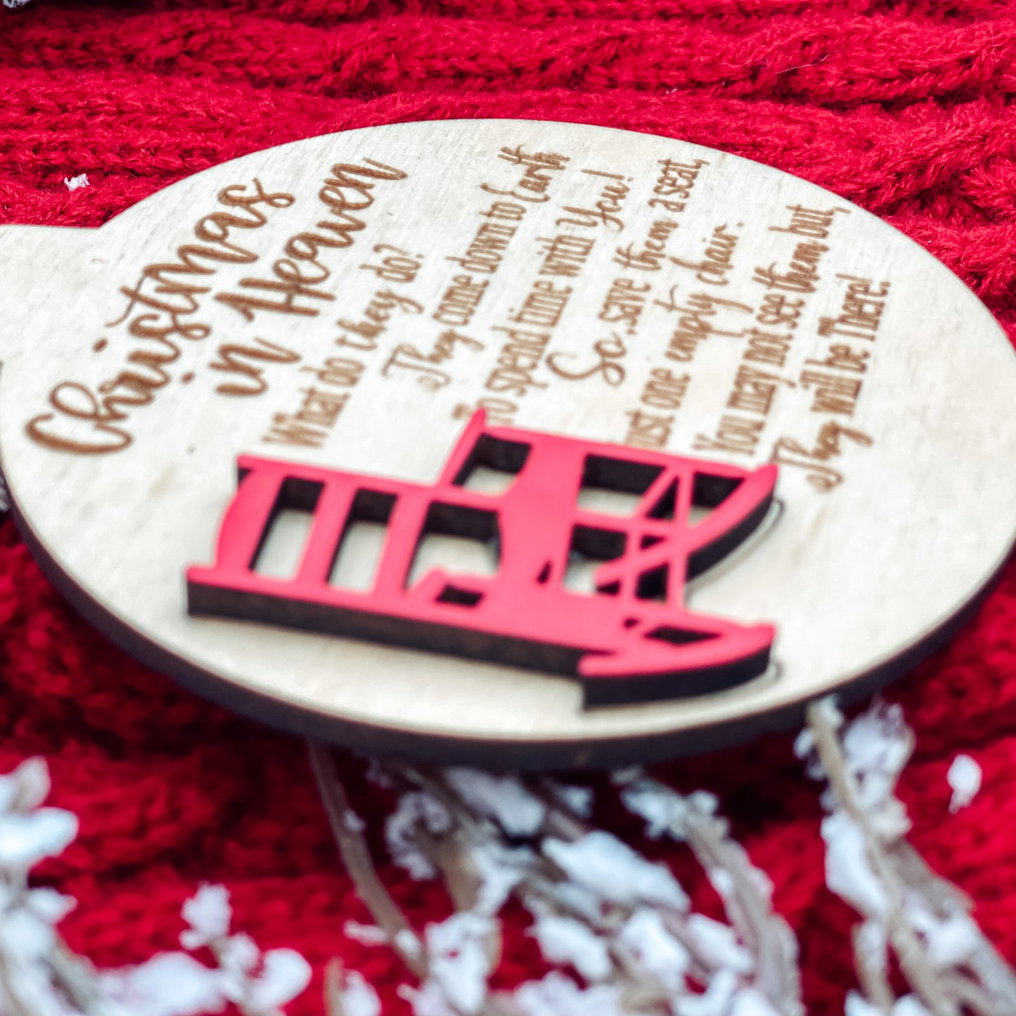 Memorial Chair Ornament
