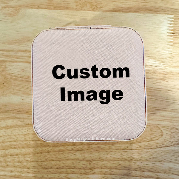 Custom Image Printed Travel Jewelry Box