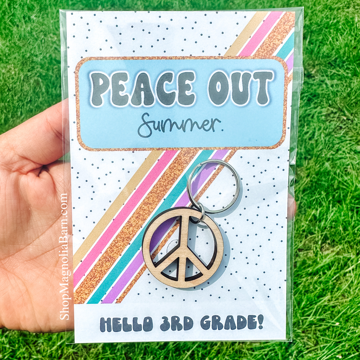 Peace Out Summer- Beginning of Year Student Gift