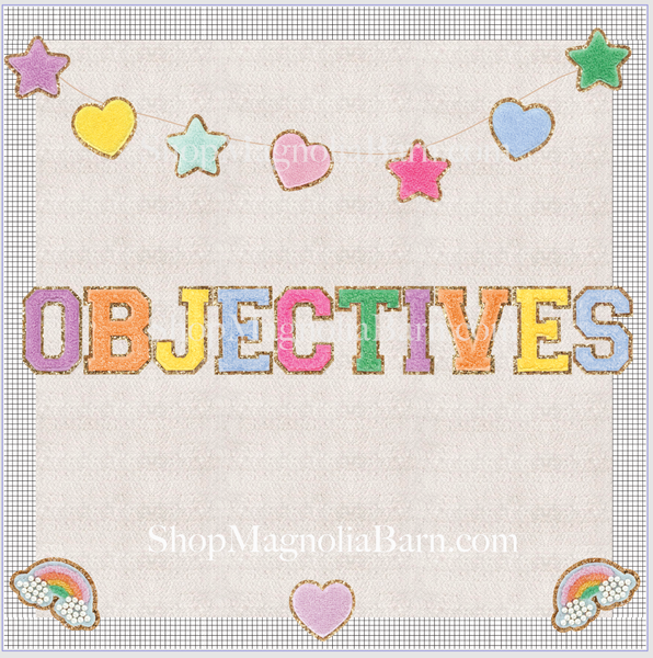 Objectives Instant Digital Download