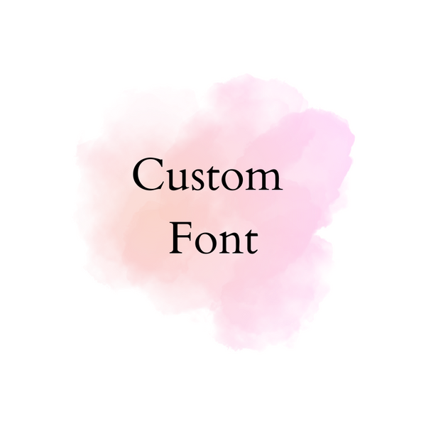 Custom Font Digital Download