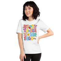 Teacher T shirt- Happy to see your face