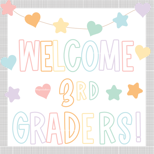 Welcome Grade INSTANT Digital Download