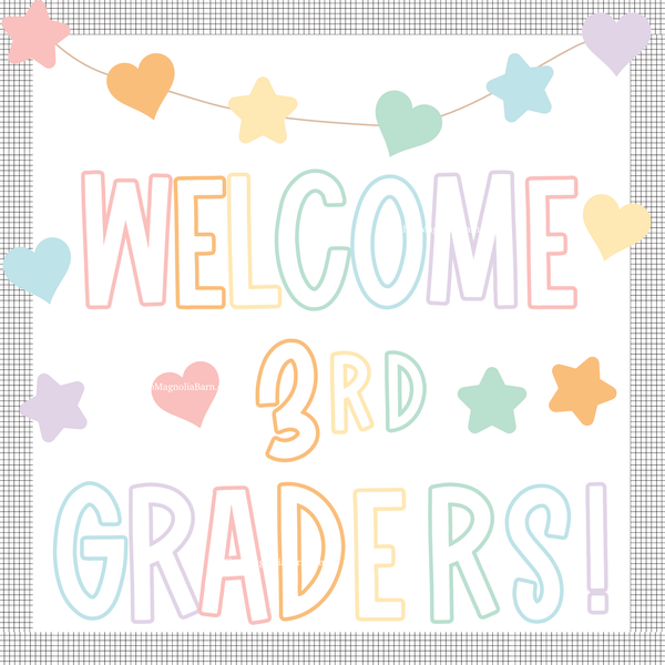 Welcome Grade INSTANT Digital Download